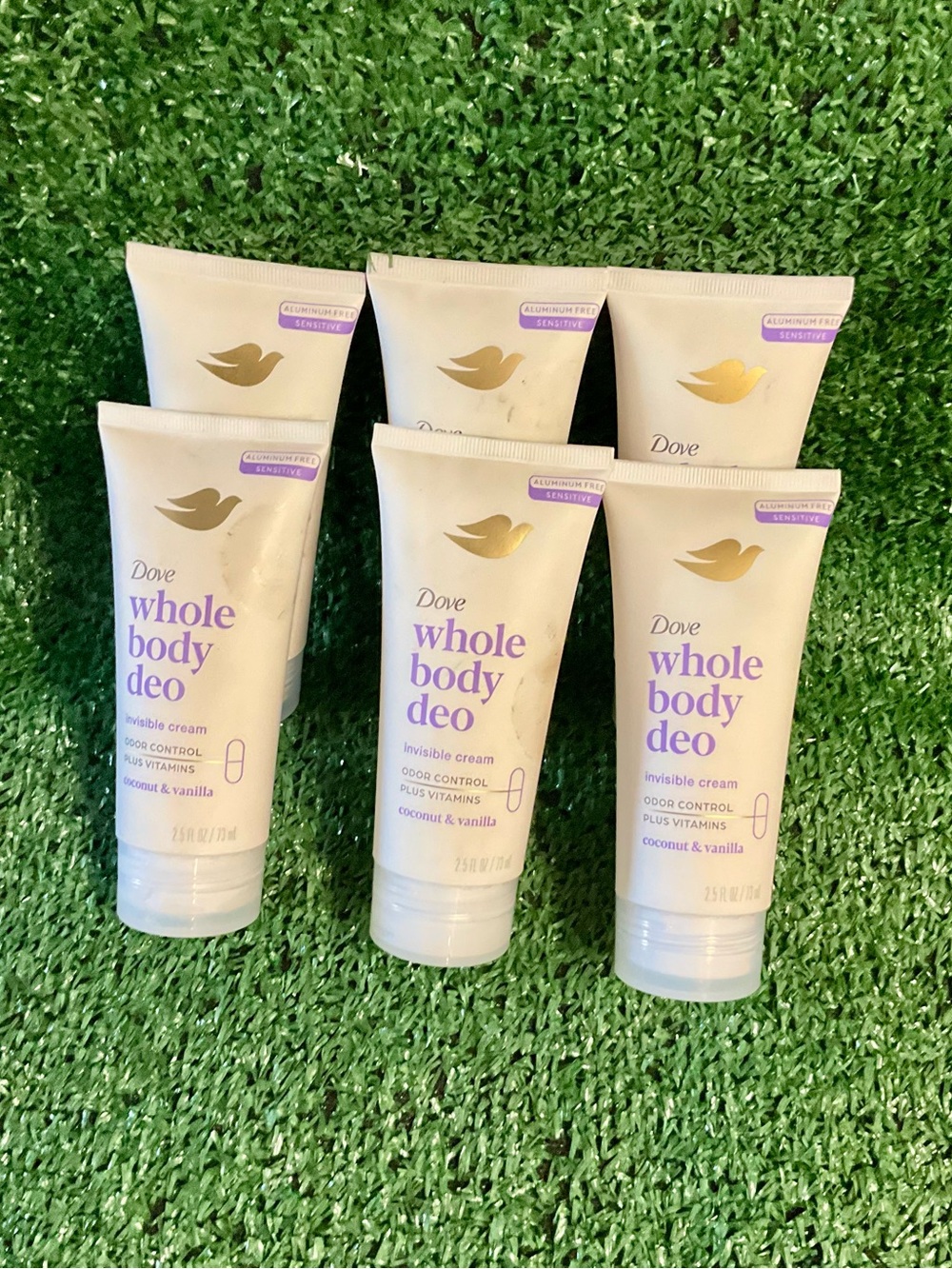 Dove Whole Body Deo Invisible Cream - Coconut & Vanilla (White)